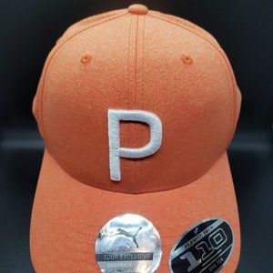 Rickie Fowler Puma P Orange Snapback Hat